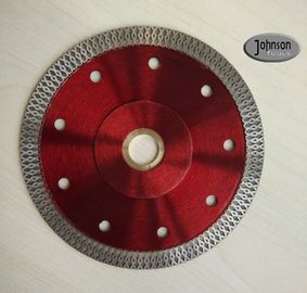 125mm Sintered Ceramic Tile Saw Blades , Cyclone Mesh Turbo Diamond Blade