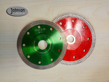 Mesh Turbo Rim Rivet Both Reinforced 115mm Diamond Blade , Diamond Marble Cutting Blade
