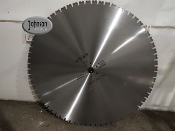 1200mm Single U Tooth Diamond  Wall Saw Blades , Concrete Cutting Saw With Sharp Segments