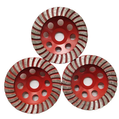 Out Diameter 125mm Turbo Cup Diamond Grinding Wheels Grit # 60/80 For Stone Or Concrete