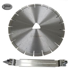Silver 12 Inch Early Entry Diamond Concrete Saw Blades Soff Cut Skid Plates