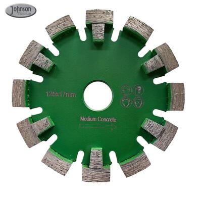 125mm Tuck Point Diamond Blades For Grooving Medium To Extra Hardness Concrete